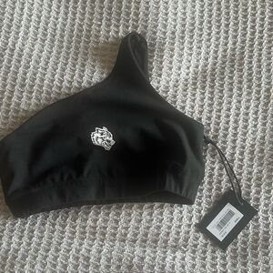 Darc Sport Single Wolf "One Shoulder" Energy Bra in Black